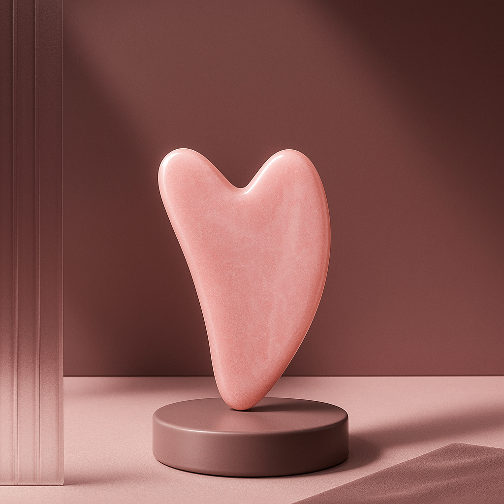 ARON - Pierre naturelle GuaSha pour soins de la peau
