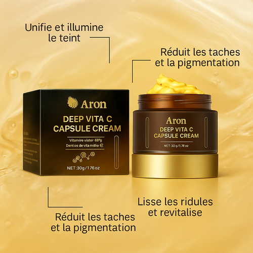 Aron Deep Vita C Capsule Cream – Éclat & Hydratation Intense