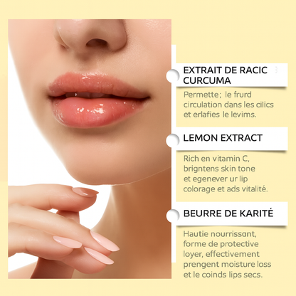 ARON – Baume à Lèvres Citron, Gingembre & Curcuma
