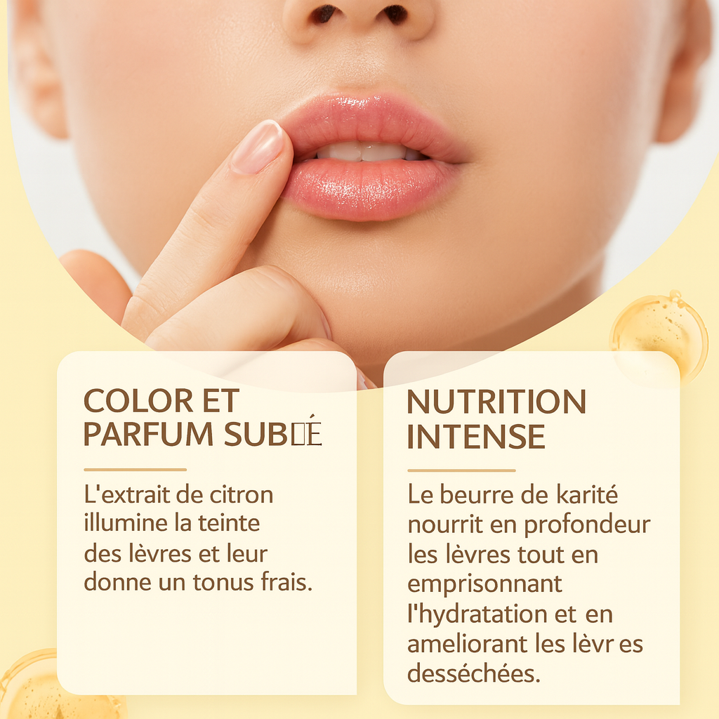 ARON – Baume à Lèvres Citron, Gingembre & Curcuma
