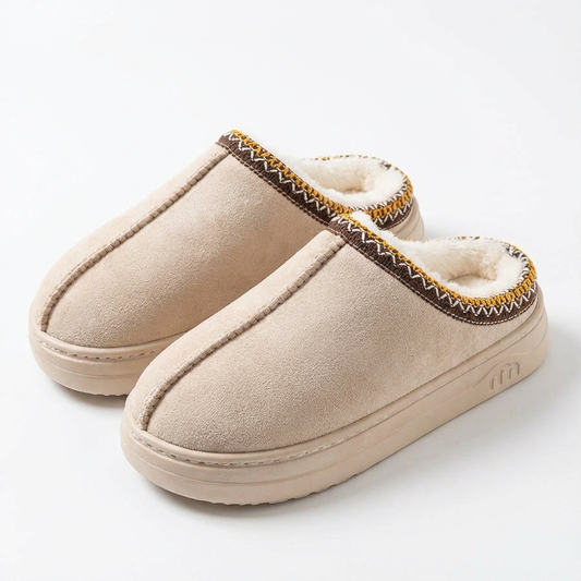 Aron - Chaussons en peluche pour femmes