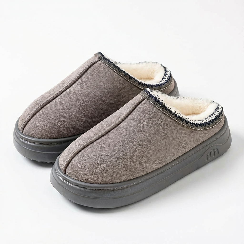 Aron - Chaussons en peluche pour femmes